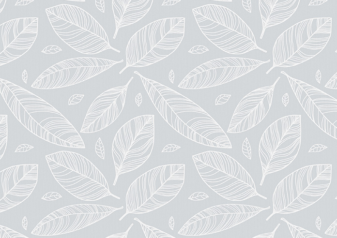 Falling Leaves, Mid Grey - Twist&Fit Roller Blind - Image 6